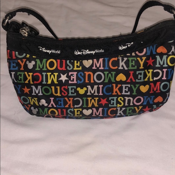 Black Mickey Mouse Disney world purse - Picture 2 of 5